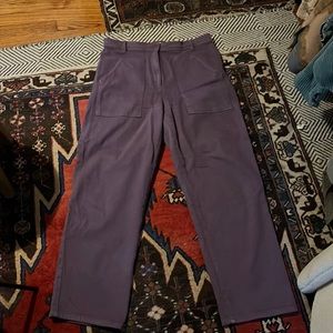 Aritzia modern utility pant muted purple